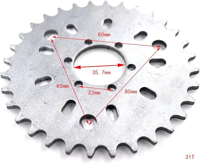 32T Motorized bike Sprocket - Motiora