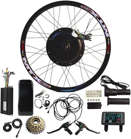 E - bike Conversion Kits, E - bike Rear Hub Kits 2000W52V Motor with 27.5 - Motiora