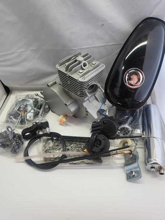 New BT110 3 Ring Piston Complete 110cc Motorized Bicycle Engine Kit - Motiora