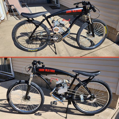 Performance Minarelli Vertical Iron Cylinder 2 Stroke Motorized Bicycle Engine Kit - 70cc Bike Motor - Motiora